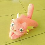 ねこクリップ 　ピンク 【0408-1】