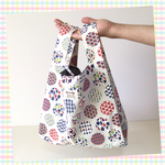 ♡エコバッグ★コンビニお弁当サイズ対応♡北欧サークル柄
