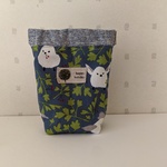 🌿シマエナガ🌿１０cmバネポーチ🌿#小物入れ🎶