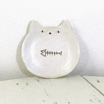ねこの皿（さかなの骨）スモールレギュラーサイズ