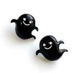 👻ハロウィンお化けのポストピアスorイヤリング👻