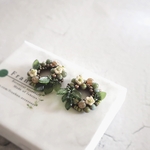 Green botanical wreathe Pierce