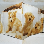 75.ふつうsizeマスク＊犬柄🐶＊