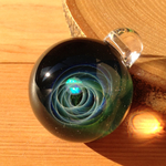 Energy Frog  space series  vortex　渦（レインボーオパール）