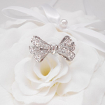 再入荷～Ribbon bow crystal ring～グルーデコ