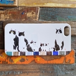 受注制作    ねこスマホケース(白黒一門)