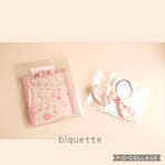 マスクケース&リボンヘアゴム☆ピンク