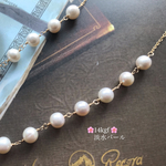 🌸絶対お勧め🌸14kgf🌸高品質淡水真珠のロングネックレス 