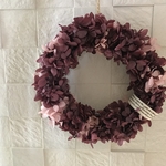 紫陽花リース