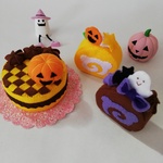 フェルトのハロウィン♪ロールケーキ