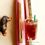 ミニチュア　アイスコーヒー　ボールペン　ミニチュアフード 