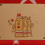 埴輪Bros.のChristmas Card(３枚　1セット)