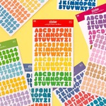 海外アルファベット&数字ステッカー16枚セット