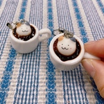 コーヒーカップねっこねこストラップ