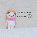 ちびあみハリちゃん(オーダーNo.③様)