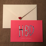 名前入りオーダーbirthday card