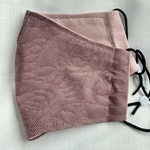 バラのエンボス風 赤系パープル