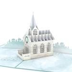 ポップアップグリーティングカード　Holiday Chapel 