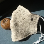 秋、冬 リバーシブルニットマスク