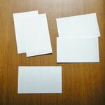 白いレースのミニカード(20枚セット)