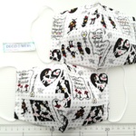 ２枚　大人用サイズ　アリスイメージ柄　マスク　やや厚手生地　348番