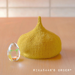 【rika5446さまオーダー品】Purewool どんぐり帽子♡ （4.mustard）