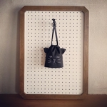 黒ねこ巾着　コップ袋