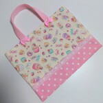 スイーツくまちゃんミニレッスンバッグ☆クリーム☆