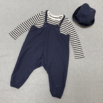 【再再販】タウン& プレイウェア 砂場着　カバーオール 80~90 Midnight