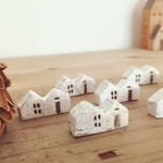 陶土のおうち箸置き『白い団地』