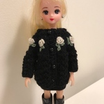 リカちゃん手編みニットカーディガン