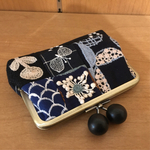 ミナペルホネン   ハンドメイド　親子がま口　ミニミニサイズ　パッチワーク