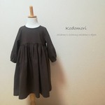 専用❁コットンリネンのたっぷりギャザーワンピース
