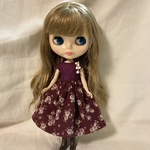 ブライス、リカちゃんサイズワンピース