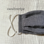 小さな千鳥格子 ポケット付き立体マスク レディース メンズ