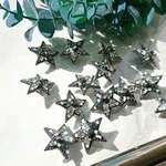 【4piece】Star Black white
