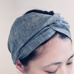 ヘアターバン.クロスヘアターバン