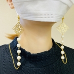 〈 大人用 〉マットパール x フィリグリー マスクストラップ 마스크스트랩 