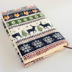 【SALE】X'masブックカバー①文庫本