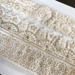 インド刺繍リボン 刺繍チュールレース 白 金 レースマスクに 花 結婚式 北欧