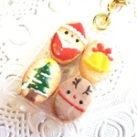 フェイクスイーツ*袋入りクリスマスクッキー・チャーム*スイーツデコ