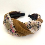 オーダー専用　mylillobe18様LINTON TWEED♡素敵なツイードをシンプルに♡カチューシャ♡