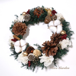 ＊2018年 新作＊  松ぼっくり と 木の実 の クリスマス リース  クリスマスリース