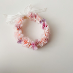 【SALE✨】在庫入れ替え特価キャンペーン！Baby・Kids Flower Crown- ⑤・⑥ベビーピンク(くすみカラーver)花冠