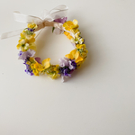 【SALE✨】在庫入れ替え特価キャンペーン！Baby・Kids Flower Crown- ①ミモザとラベンダーの花冠
