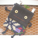 移動ポケット＊ロボットくん/秋冬型フリースノルディック柄＊はんかちポーチ