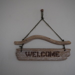 かわいい流木のWELCOMEオーナメント
