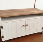 アンティーク風＊cabinet ；TV rack ⁑ W90 キャビネット＊テレビ台