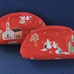 ｛送料込み｝クリスマス柄のミニ財布