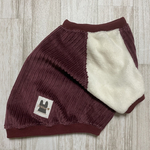 【再再販】♡親子コーデュロイ×ボア　ワインレッド♡